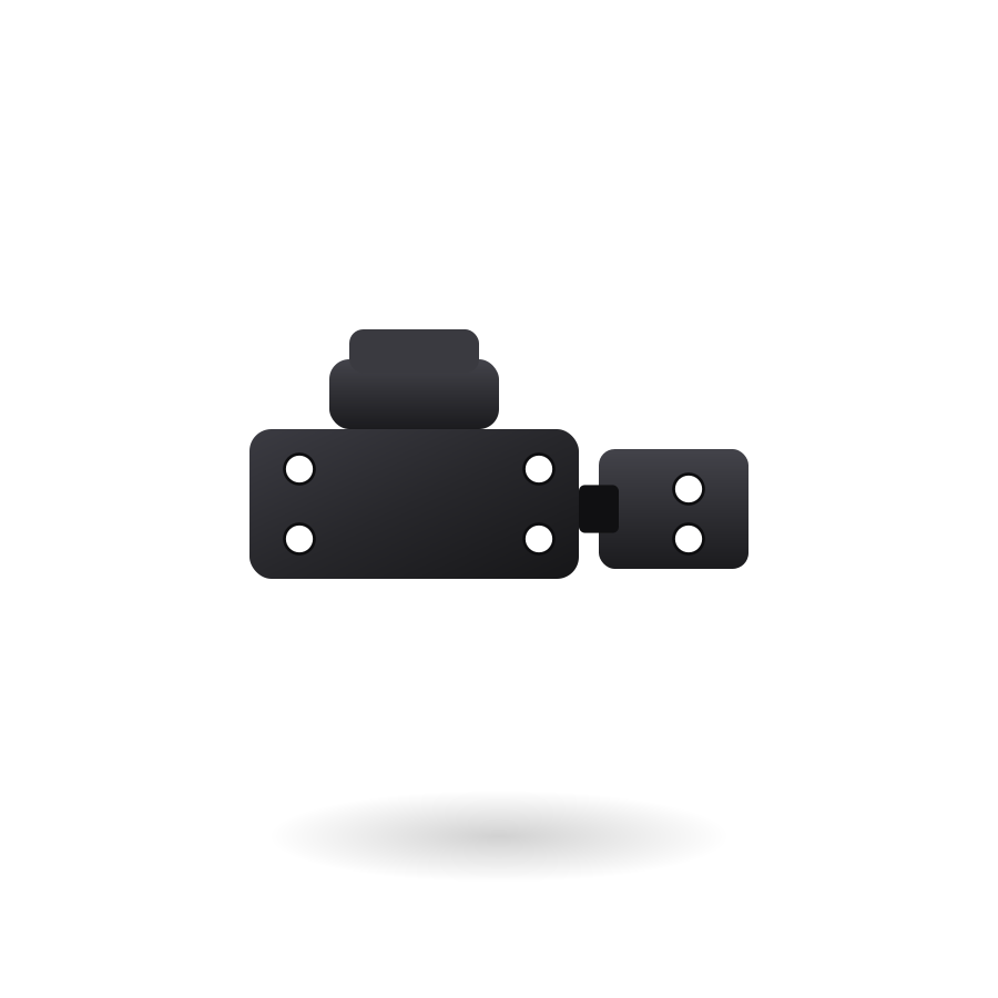 Large paddle gate latch
