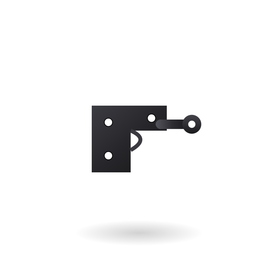 Mini spring gate latch