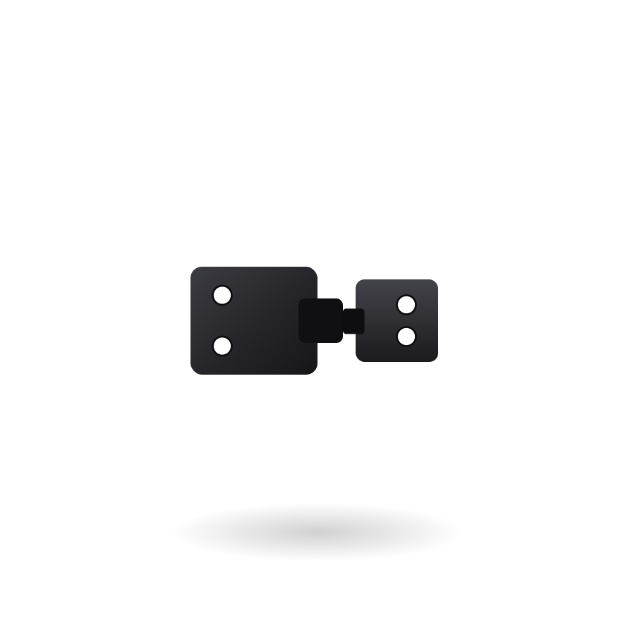 Mini economy gate latch