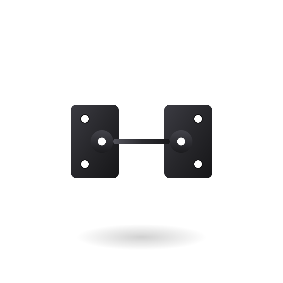 Double keyed gate latch